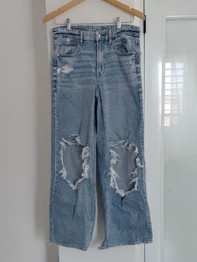 American Eagle Outfitters Curvy Super High Rise Baggy Straight